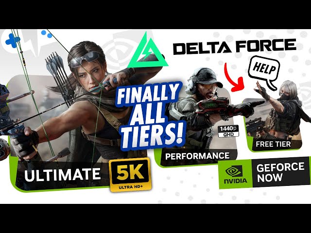 DELTA FORCE on GeForce NOW on ALL Tiers | FREE to 5K Gameplay
