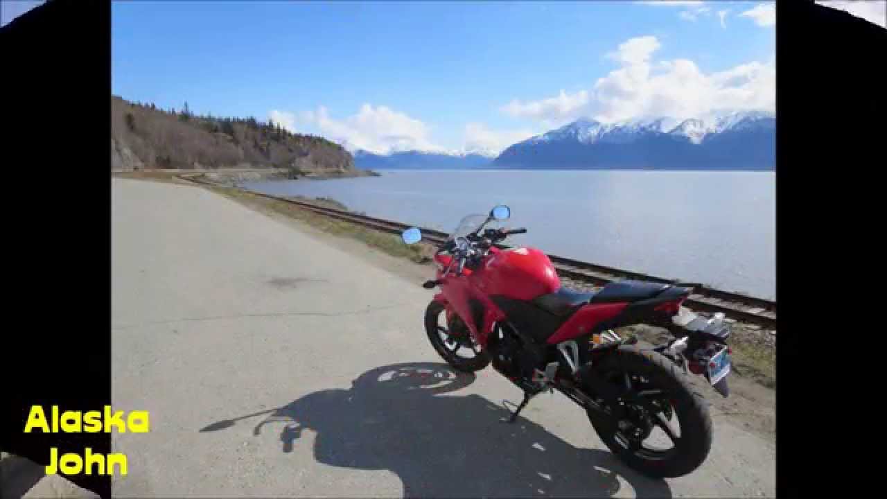 HONDA MOTORCYCLE CBR RIDE Anchorage Alaska Minnesota Drive Gopro Hero Camera YouTube