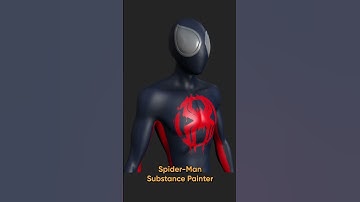 Spider-Man Textures created in Substance Painter #digitalart