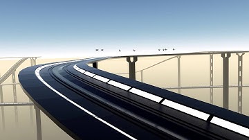 Liughtwave 11.5 sample scene, flocking along a race track.