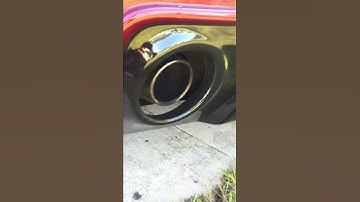 2010 Camaro v6 Magnaflow Resonated  X-pipe Cold Start