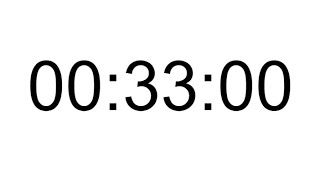 33 Minute Timer - 33 Minute Countdown Timer