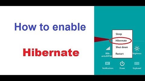 How To Enable Hibernate Option in windows 8 || Missing Hibernate Option Solution in Windows 10