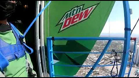 Stratosphere Sky Jump (THIS WAS SCARY & EPIC)