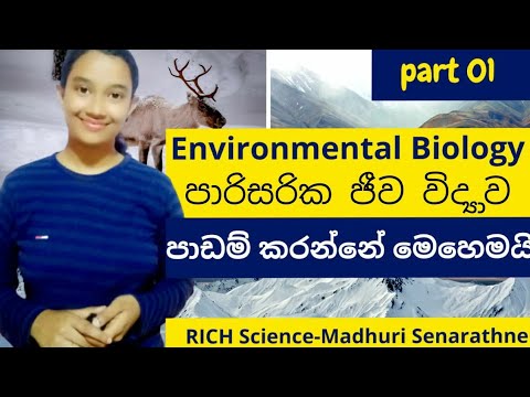 How to study Environmental Biology in sinhala | පාරිසරික ජීව විද්‍යාව | පරිසර ජීව විද්‍යාව | Part 01