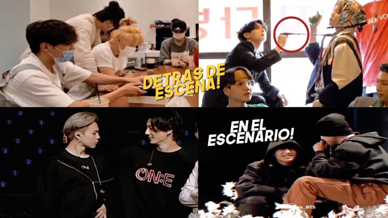 Lo que pasa detrás de escena y dentro del escenario entre Jimin y Jungkook | KOOKMIN MOMENTS