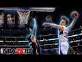 NBA 2K18 MY CAREER FIRST POSTER DUNK OMG!!