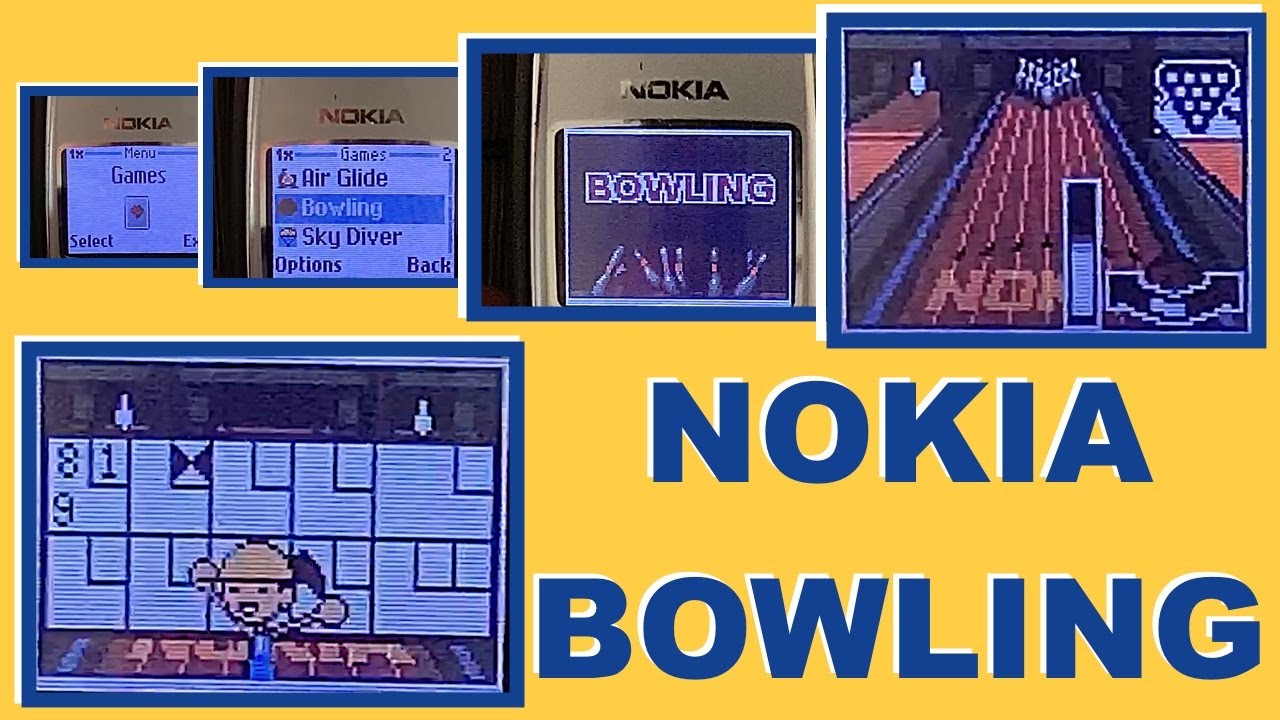 Nokia Bowling Retro Cell Phone Game of the 2000s YouTube