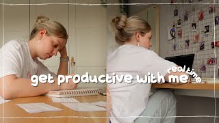 wees productief met mij | real-time study with me