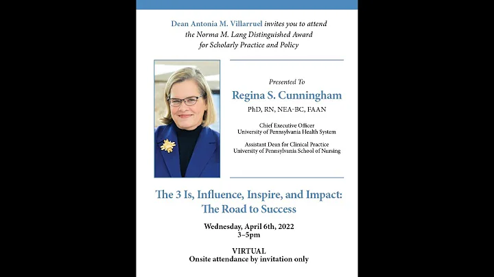 The 7th Norma L. Lang Lecture: Regina Cunningham