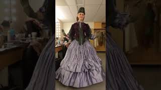 the LAYERS of my favourite costume from Little Women by Opera Nuova