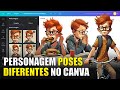 Passo a passo criar personagem com poses diferentes no canva