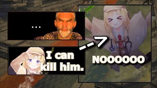 Ame tried to attack Sheogorath, immediately regretted it