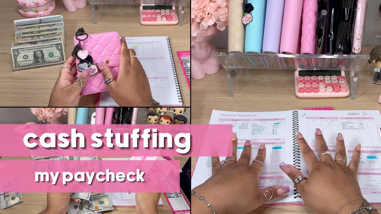 Cash Stuffing my Paycheck for the Month of May Week 2 - YouTube