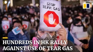 Subscribe to our channel for free here: https://sc.mp/subscribe-
hundreds of people gathered in edinburgh place central, hong kong on
decem...