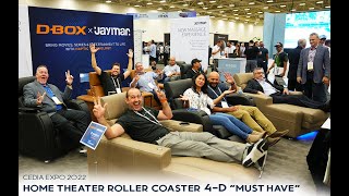 EPIC Luxury 4-D Home Theater Chairs! Roller Coaster "MUST HAVE" Experience. DBOX and Jaymar CEDIA 22