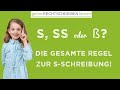 s - ss - ß: Die komplette Erklärung der s-Schreibung | gerne RECHTSCHREIBEN lernen