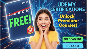 40+ FREE UDEMY COURSES WITH CERTIFICATES ! LIMITED TIME OFFER ! COUPONS MIGHT EXPIRE AT ANY TIME