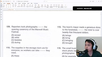 GIẢI PART 5 TEST 1 (101-115) | BỘ XANH - CAM | A GIÁO TIẾNG ANH