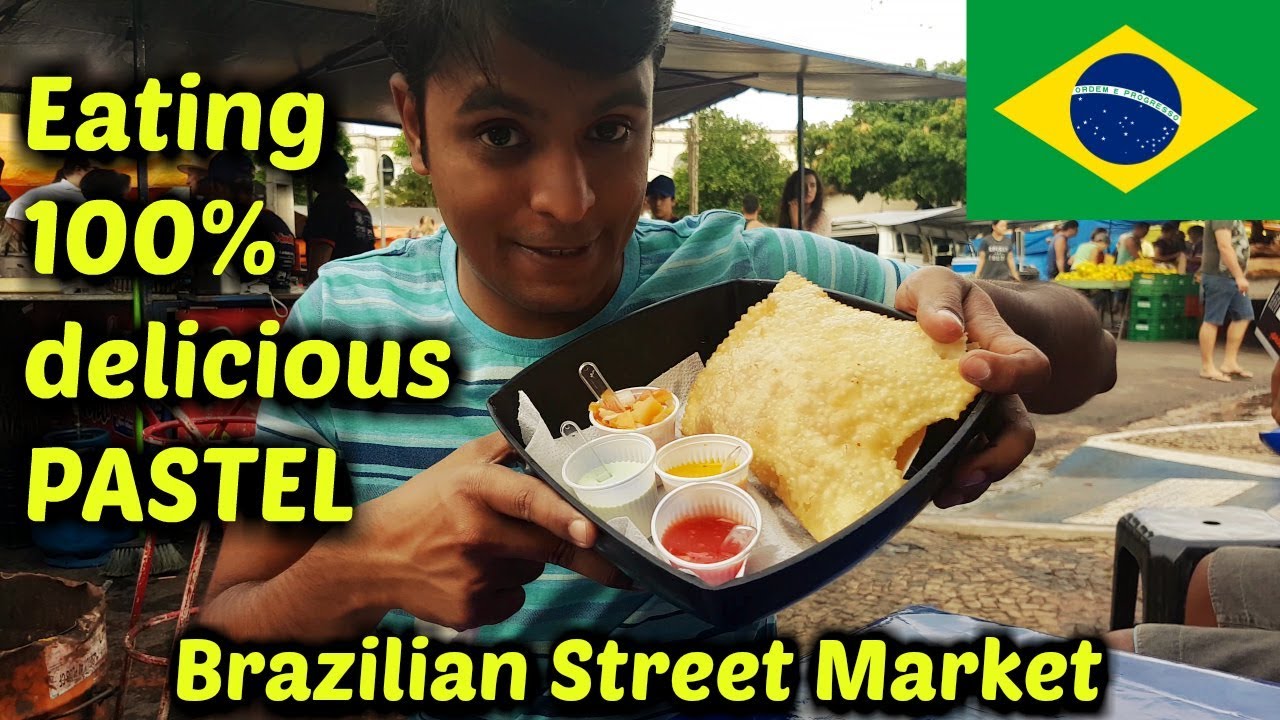 Indian trying Brazilian Street Food Pastel All4Food Indian in