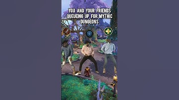 you and your friends queueing up for mythic dungeons #wow #worldofwarcraft #warcraft