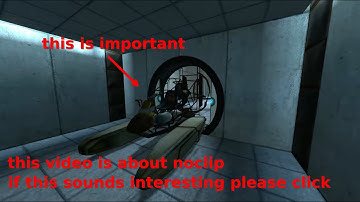 noclip without cheats in portal (technically)