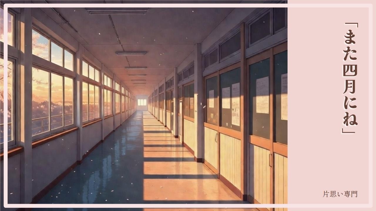 「また四月にね」 | (J Pop)