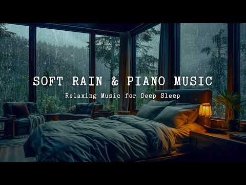 Relaxing Piano & Soft Rain | Peaceful Sleep Music to Reduce Stress, Ease Anxiety and Rest Deeply