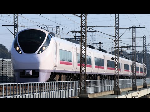 JRE657系K8編成 64M 特急ときわ64号 品川行き JR常磐線 勝田～水戸 区間