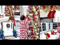 ULTIMATE CHRISTMAS DECORATE WITH ME 2025 | LIVINGROOM, DINING &amp; ENTRYWAY HOLIDAY DECORATING IDEAS