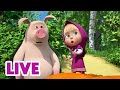 🔴 LIVE STREAM 🎬 Masha and the Bear 💭🐶 Fluffy Dreams 🏖🐷