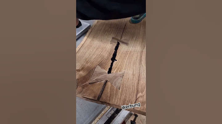 Risse im Holz schnell und einfach schließen
