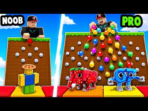 ZACZYNAM OD NOOB ŻEBY ZOSTAĆ PRO w Drop Balls For Brainrots w ROBLOX!
