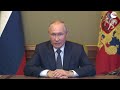 Путин предупредил Киев о жестком ответе в случае продолжения украинских терактов