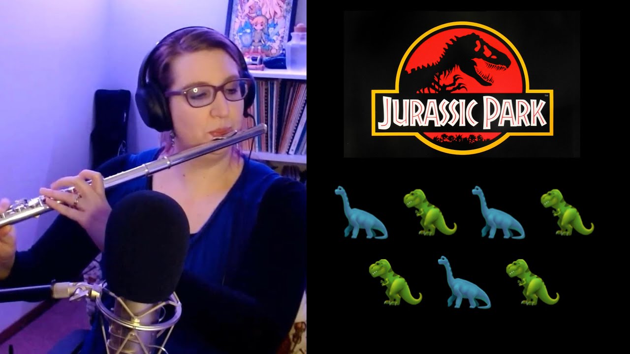 Jurassic Park Theme Live flute cover YouTube