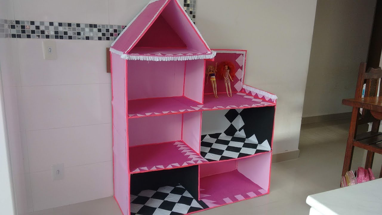 Casa De Boneca Barbie Madeira