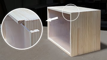 DIY acrylic door storage box 아크릴 미닫이문 공간박스 만들기