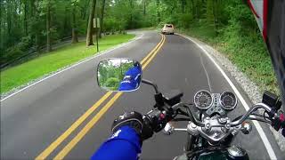 Taking the twisties to Kingston Springs, Tennessee.