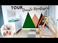 TOUR PELO QUARTO MONTESSORIANO| Para bebê pequeno! | Tema floresta do Norte, inspiração escandinava.