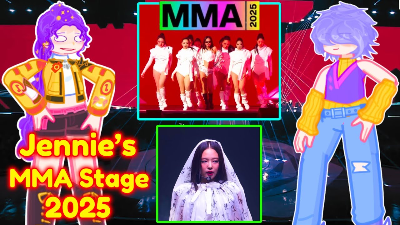 K Pop Demon Hunters React to Jennie MMA Performance 2025 || Gacha React | 2X