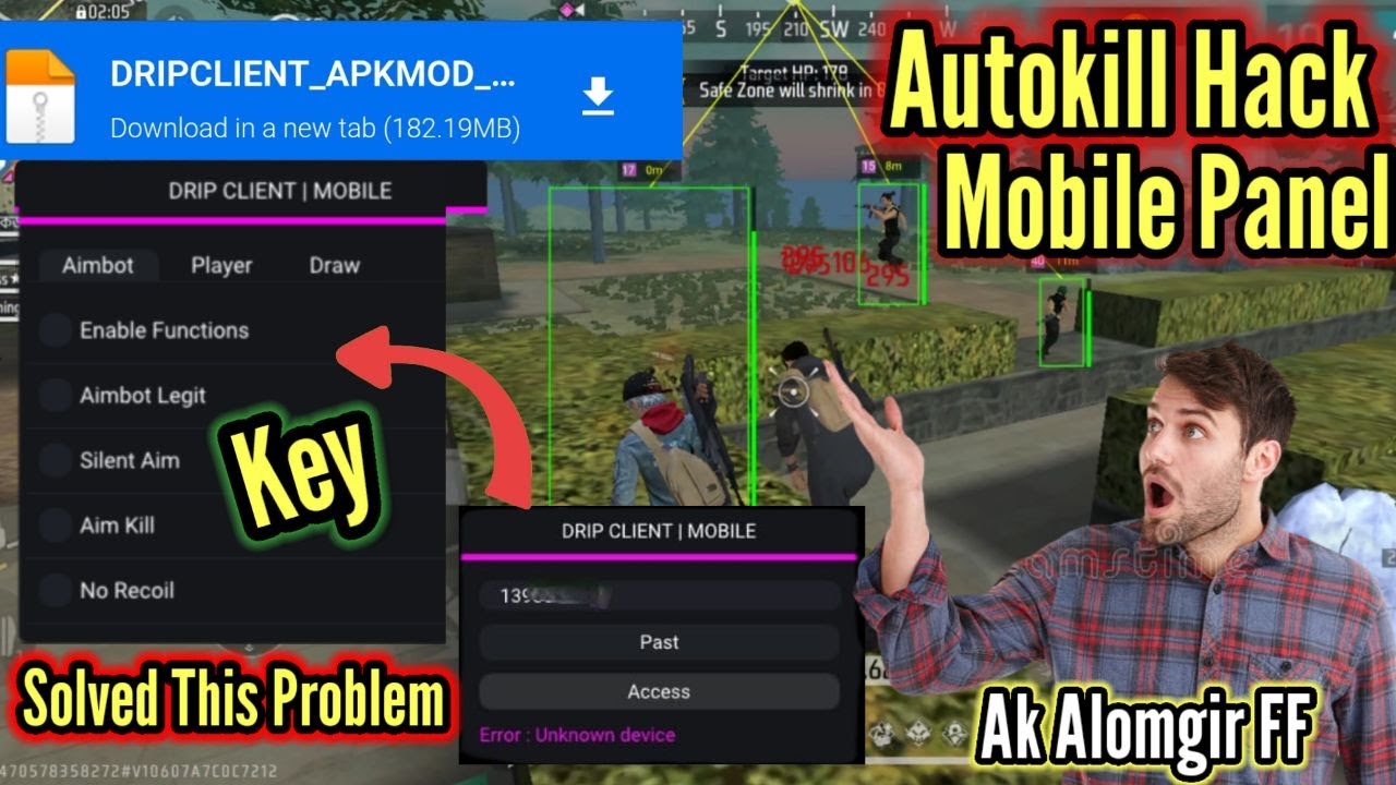 Autokill Hack Free Fire | Autoback Problem Solved | New Update Antiban Panel