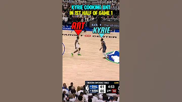 Kyrie cooked ANT & Hit 2 TOUGH BUCKETS to end the Half!👽🍿