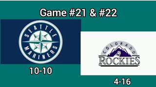 4.21.2024 Seattle Mariners at Colorado Rockies #seattlemariners #coloradorockies #mlb #highlights