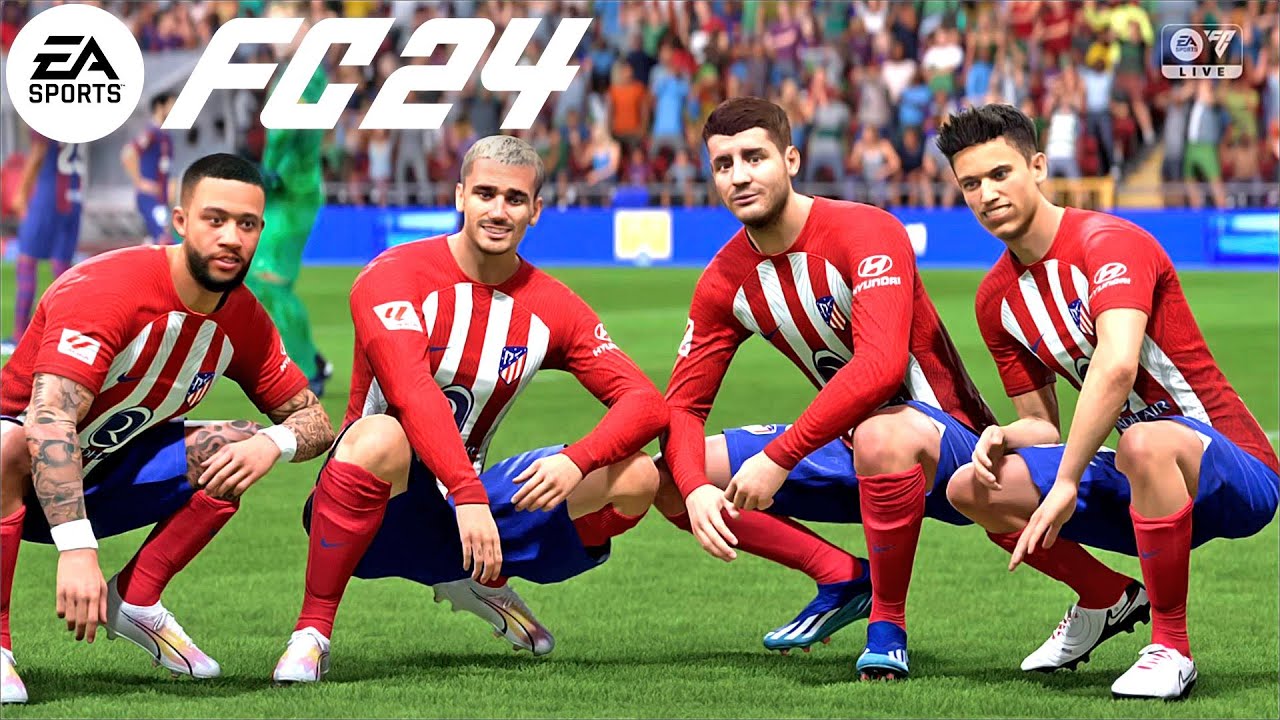 EAFC 24 - Barcelona vs Atletico Madrid Gameplay | La Liga 23/24 | PS5 ...