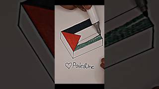 we ❤love Palestine🇵🇸|3d drawing|free Palestine🇵🇸|#shorts #palestine Resimi