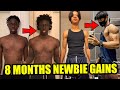 8 Month NATURAL Newbie Gains Vs. 8 Month Newbie Gains ON THE SAUZULE