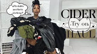 $500 Cider Try on Haul for Black Friday! *HONEST* - Earthy Girl, WhimsiGoth, Dark Boho Aesthetic