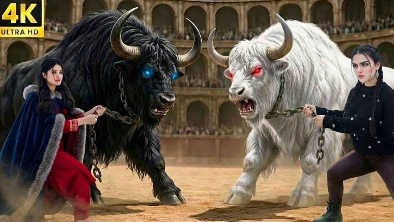 ⚔️ Легендарный ЧЕРНЫЙ Як 🆚 Могучий БЕЛЫЙ Як 🦬 | Эпическая битва на арене | Кто победит?