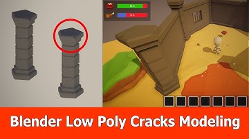 Blender Low Poly Knife Tool : Damages & Cracks