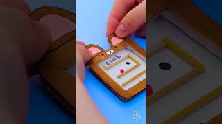 Tiny Puzzle Challenge on a Paper Watch! 🧠⌚